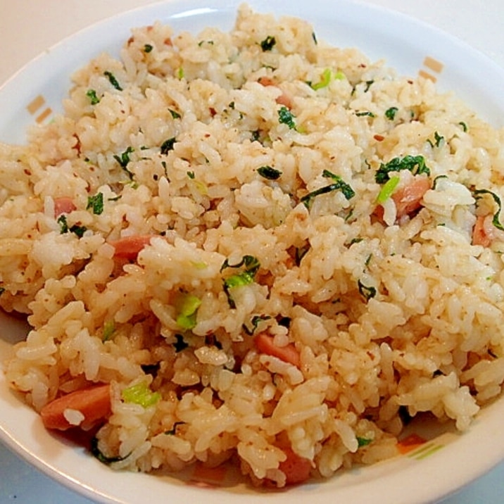 XO醤で ❤ウインナーと青梗菜のチャーハン❤